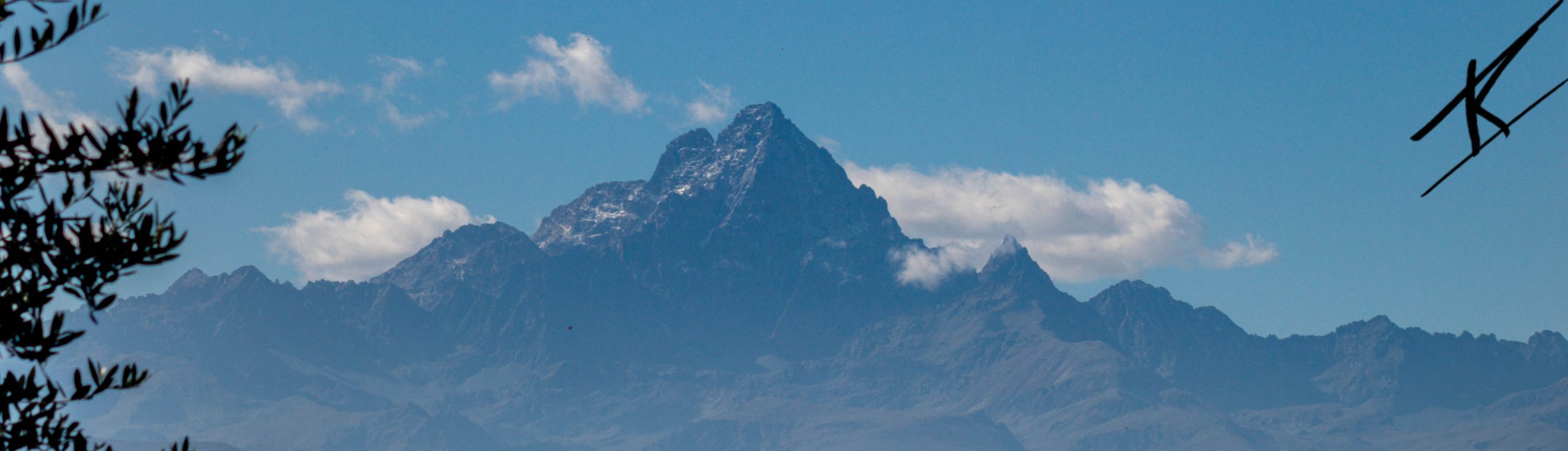 panoramic view of mount monviso